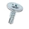 Itw Sheet Metal Screw, #8 x 1/2 in, Zinc Plated Truss Head Phillips Drive, 260 PK 21520 - alternate 2